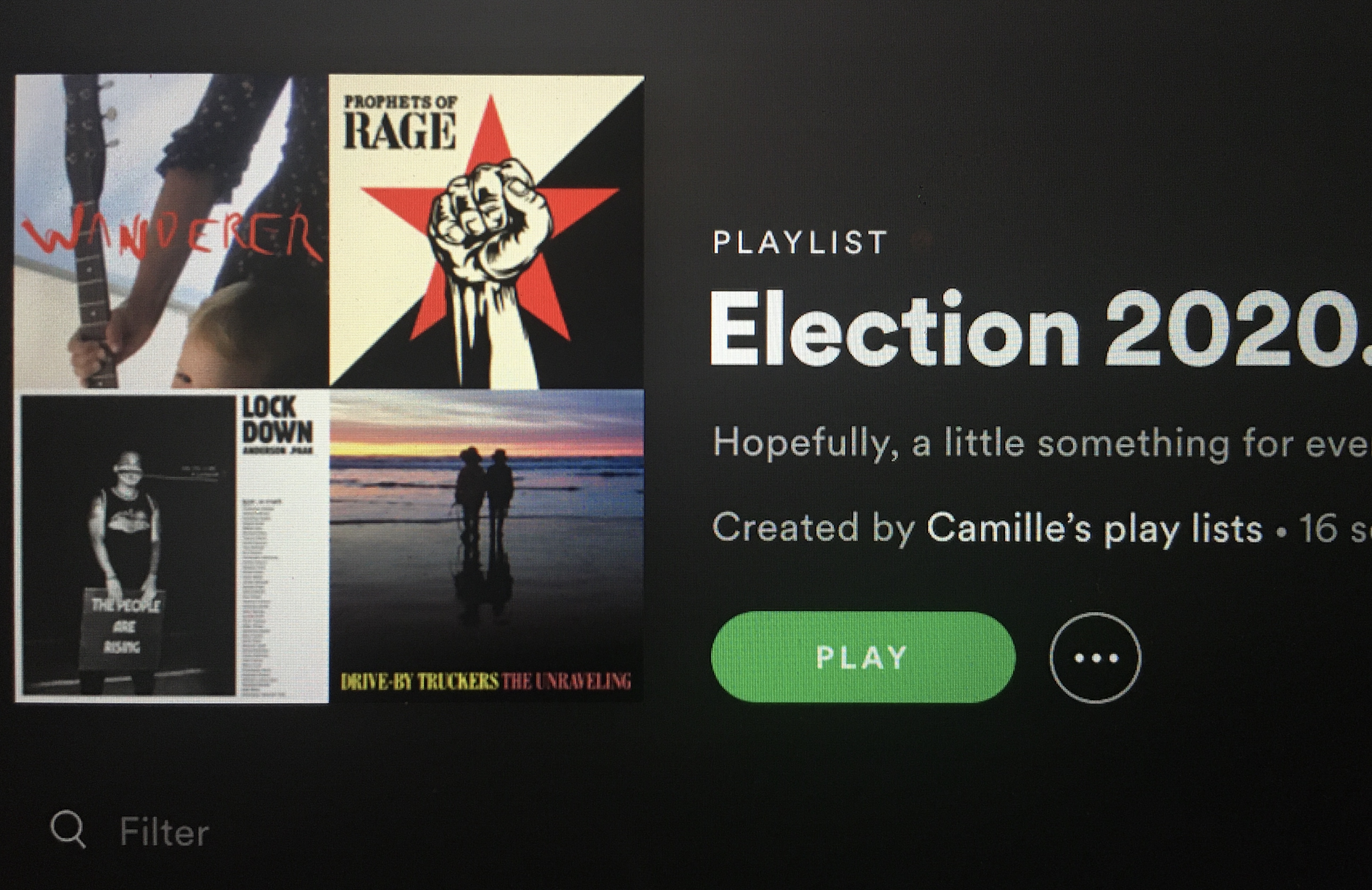 spotify election playlist jpg